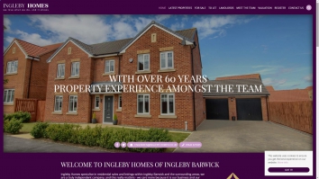 Screenshot of Ingleby Homes - North Yorkshire website
