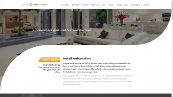 Screenshot of Install Automation Ltd website