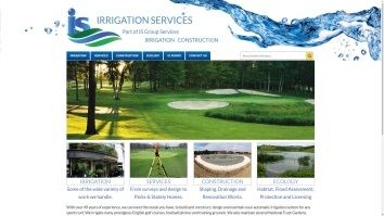 Irrigation Services UK Ltd Screenshot of Irrigation Services UK Ltd website