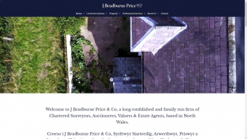 Screenshot of J Bradburne Price & Co Estate Agency website