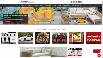 Screenshot of John Pye Property, Overseas website