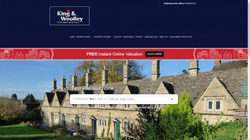 Screenshot of King & Woolley, Chipping Norton website