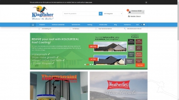 Screenshot of Kingfisher Building Products website