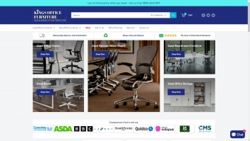 Screenshot of Kings Office Furniture website