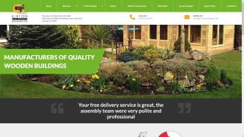 Screenshot of Kirton Sectional Buildings Ltd website