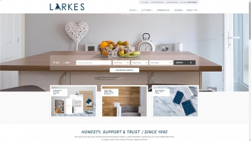 Screenshot of Marketed by Larkes Estate Agents, Great Yarmouth website