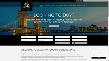 Screenshot of Legacy Property Consultants | Letting Agent and Estate Agent in Hampstead NW3 website