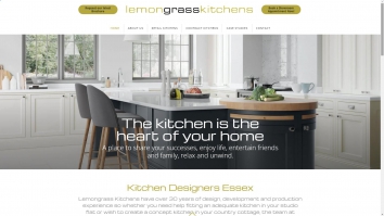 Screenshot of Lemongrass Kitchens website
