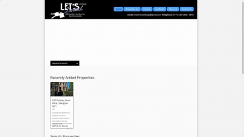 Screenshot of Lets Direct South website