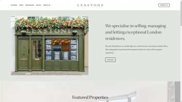 Screenshot of Lexstone website