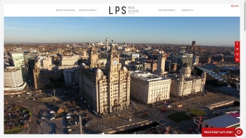 Screenshot of Liverpool Property Solutions website