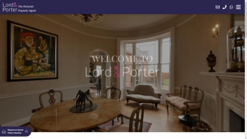 Screenshot of Lord and Porter website