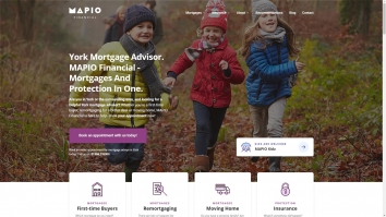 Screenshot of MAPIO Financial website