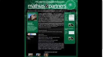 Screenshot of Mathias & Partners, Exeter website