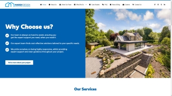 Screenshot of Marsh Design Ltd website