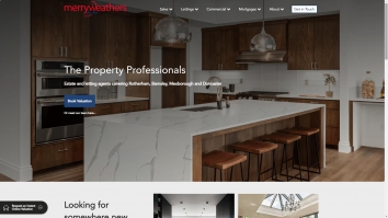 Screenshot of Merryweathers Estate Agents website