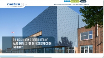 Screenshot of Metra Non-Ferrous Metals Ltd website