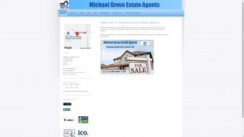 Screenshot of Michael Grove website