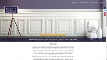 Screenshot of Michael J Chapman, Alderley Edge website