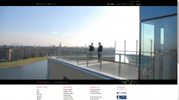Screenshot of Michael Morris, London website