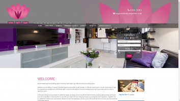 Screenshot of MLK Properties, Leamington Spa website