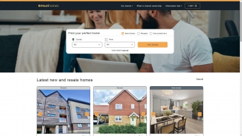 Screenshot of Moat Homes website