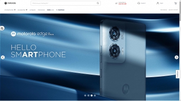 Screenshot of Motorola UK | Mobile Phones & Smartwatches website