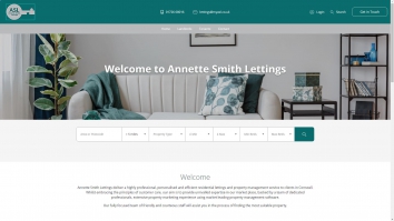 Screenshot of Annette Smith Lettings website