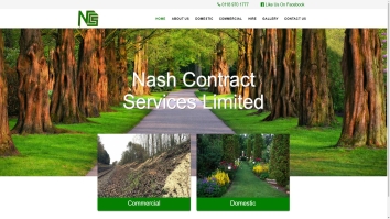 Screenshot of Nash Contract Services website
