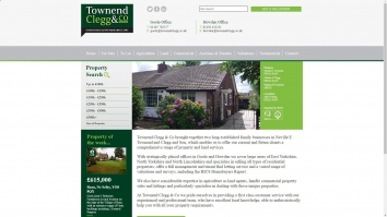 Screenshot of Neville E Townend website