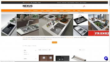 Screenshot of Nexus Home website