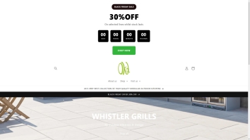 Screenshot of Outdoor Kitchens & Design website
