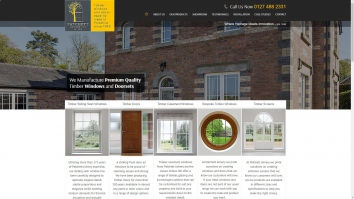 Screenshot of Wooden Sash Windows & Sliding Sash Windows - Patchett Joinery website