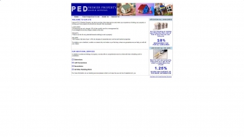Screenshot of PED Premier Property | London, N12 website