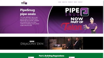 Screenshot of Snug Solutions Ltd website