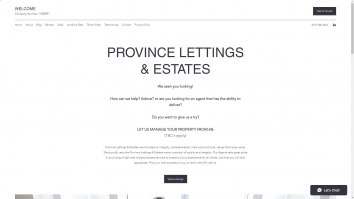 Screenshot of Province Lettings & Estates - Ellesmere Port website