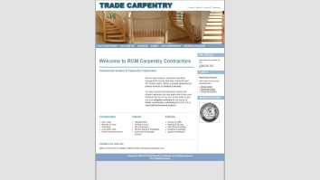 Screenshot of R Trade Carpentry website