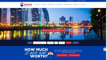 Screenshot of RE/MAX Estate & Letting Agents In England & Wales website