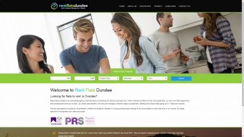 Screenshot of Rent Flats Dundee website