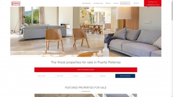 Screenshot of Riusech Real Estate Agency | Puerto Pollensa Estate Agents website