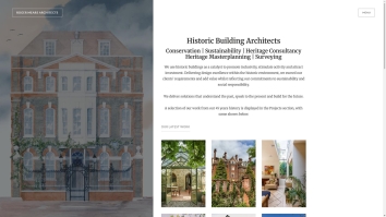 Screenshot of Roger Mears Architects website