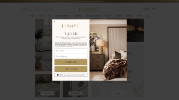 Screenshot of Rowen Homes | Interior Design Agency & Online Store website