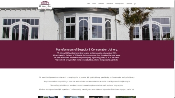 Screenshot of R P Joinery website
