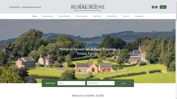 Screenshot of Rural Scene website