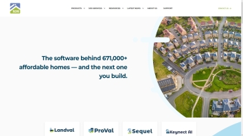 Screenshot of SDS website