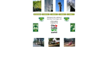Screenshot of Sam Kelly Tree Surgery Ltd website
