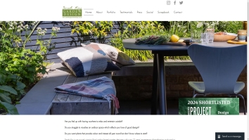 Screenshot of Sarah Kay Garden Design website