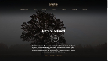 Screenshot of Schotten and Hansen website