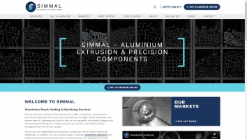 Screenshot of simmal website