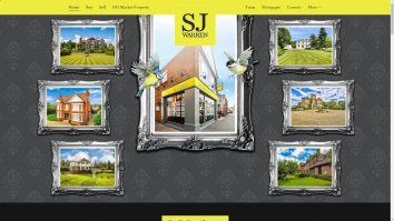 Screenshot of SJ Warren website